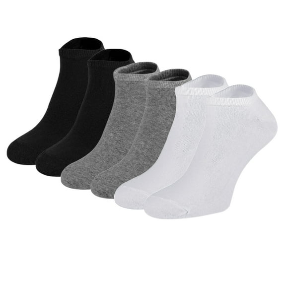 6 pairs of cotton socks sports socks Athletic gym socks low-cut quarter ankle professional socks (White))