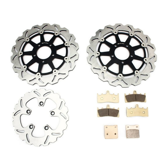 Front Rear Brake Discs Rotors Pads For SUZUKI GSX 1300 R GSX1300R Hayabusa 1300 1999-2007 2000 2001 2002 2003 2004 2005 2006