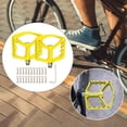thumbnail image 3 of Durables 1 par de pedales de bicicleta antideslizantes de plana Amarillo Sunnimix pedales de bicicleta de montaña, 3 of 8