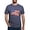 Heather Navy, variant on CafePress - American Flag Waving Men's Deluxe T Shirt - Mens Tri-blend T-Shirt