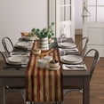 thumbnail image 3 of Cotton Linen Table Runner, US Flag Kitchen Table Runners for Family Dinner, Banquet, Parties and Celebrations, Vintage American Flag Table Decor, 13.8 x 90 inch, 3 of 6
