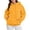 Yellow, variant on Womens Long Sleeve Hoodies Sweatshirts Winter Fall Sweater Solid Color Zipperless d Pullover Hooded Shirts Tops