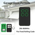 thumbnail image 6 of BAETEUY Universal 4-Button 286-868MHz Fits Fixed Rolling Code Garage Door Multi Remote, 6 of 8