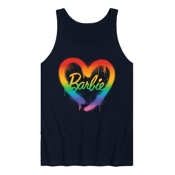 Barbie - Barbie Rainbow Heart - Men's Sleeveless Graphic Tank
