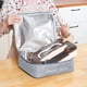 thumbnail image 5 of Bolsa térmica para almuerzo para adultos y niños | Porta bento térmico con asa | Tela Oxford a prueba de fugas para el trabajo, la escuela, la oficina y picnics | Azul, negro, gris, rojo, 5 of 6