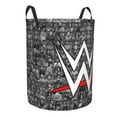 thumbnail image 2 of Large Laundry Basket with Handle, WWE Collapsible Laundry Hamper, Dirty Clothes Storage Basket for Living Room, Bathroom, Bedroom, College Dorm, 2 of 7