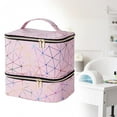 thumbnail image 4 of Gazechimp Double Layer Carrying Bag Container Cosmetic Case Nail Polish Organizer Case Pink, 4 of 6