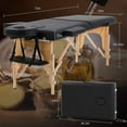 thumbnail image 2 of NiamVelo Professional Massage Table Portable Folding Massage Bed 73 inch 2 Fold Height Adjustable Spa Bed W/Carry Case, 450 LBS, Black, 2 of 8