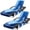 Grey Blue Tiedye, variant on Lounge Chair Towel Cover, Pool Beach Towel Covers (2 Sets), 85" X 30", No Sliding,Flamingo