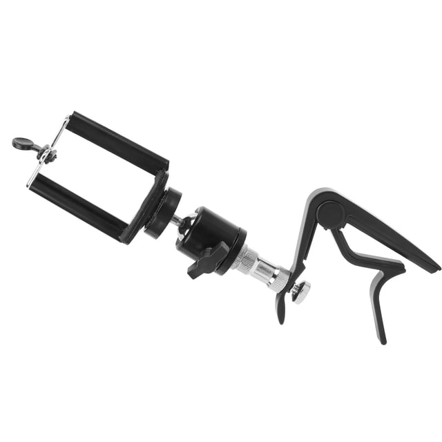 Soporte Para Teléfonos Bass Capos, Soporte Para Teléfono Guitar Capo Portátil Negro Para Guitarras Acústicas Para Guitarras Eléctricas