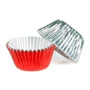 Make N Mold 5025V2 Red and Silver Foil Candy Cups- pack of 12