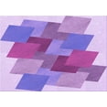 thumbnail image 1 of Ahgly Company Machine Washable Indoor Rectangle Transitional Mauve Purple Area Rugs, 2' x 4', 1 of 7