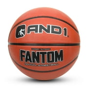 AND1 Fantom Rubber Basketball- 29.5" Regulation Size Streetball, (Orange)