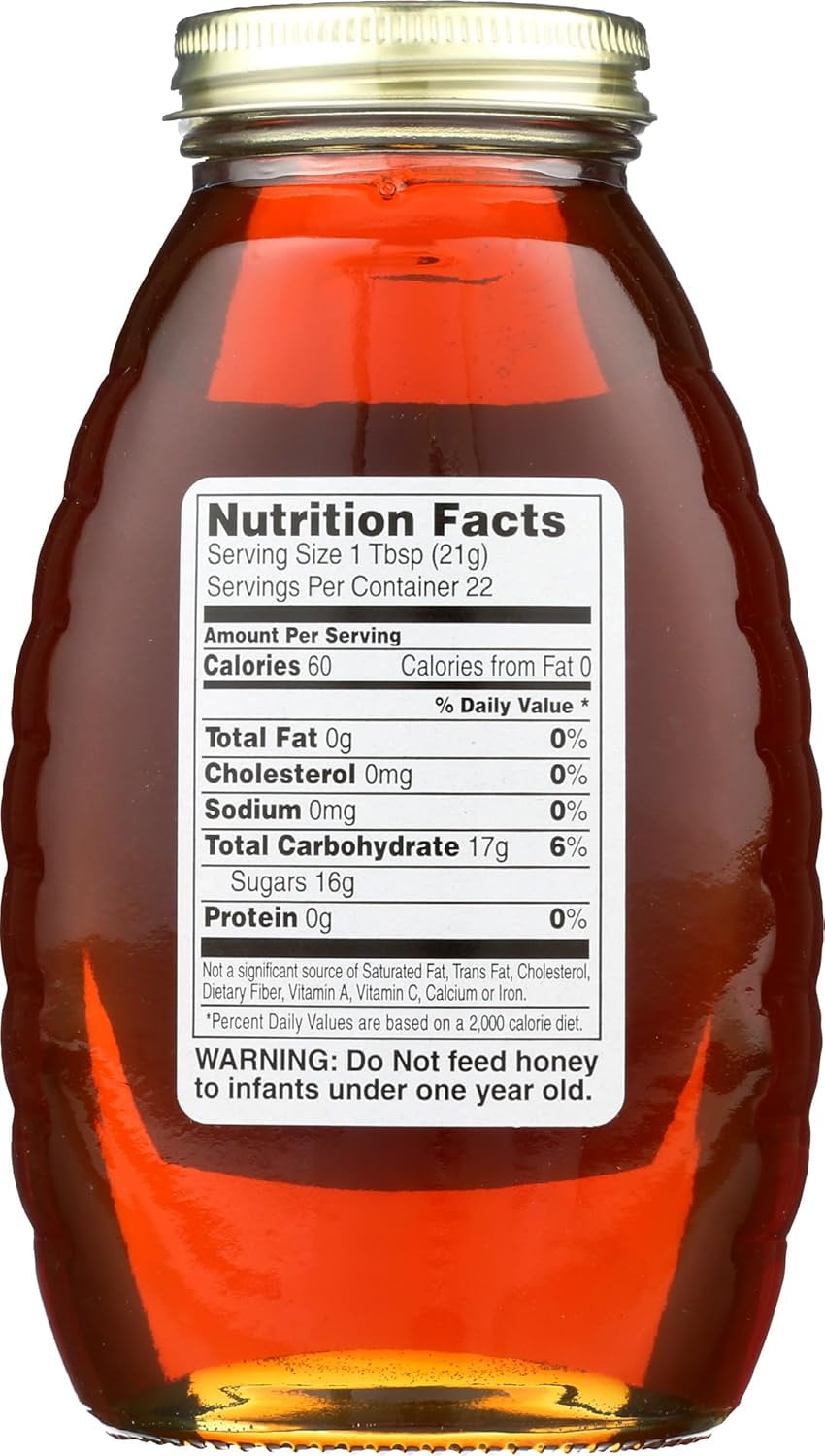 Pack of 12, Gunters Pure Honey Wildflower, 16 oz