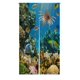 thumbnail image 1 of ABPHQTO Pez tropical en un arrecife de coral japonés Noren cortina puerta ventana tratamiento cortinas 85x150 cm, 1 of 1
