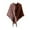 Brown, variant on Shawls Wraps Women Triangle Sweater Scarf Warm Wool Blend Cape Cold Weather Neck Warmer Winter Fall Accessory Brown