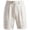 AZ26-Beige, variant on Men'S Shorts Casual Pleated Dressy Summer Vacation Beach Elastic Waist Lightweight Breathable Shorts With Pockets Beige S