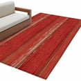 thumbnail image 2 of 3'x5' Area Rugs, Red Wood Grain Indoor Outdoor Area Rug for Living Room Bedroom, Farmhouse Vintage Wooden Rustic Planks Washable Bathroom Rugs Kitchen Floor Carpet Mats Home Decor Aesthetic, 2 of 8