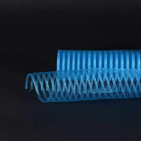 Turquoise - Deco Mesh Laser Eyelash - (10 Inch x 10 Yards)