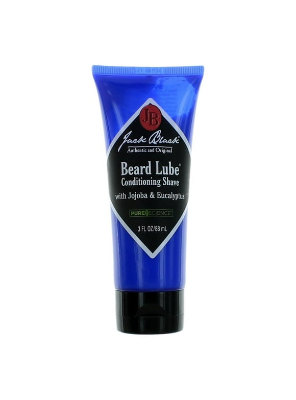 Beard Lube Conditioning Shave by Jack Black for Men - 3 oz Shaving Cream