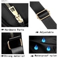 thumbnail image 3 of Bandolera DIHKLCIO de nailon impermeable para mujer, color negro, 3 of 6