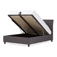 thumbnail image 3 of Lea Queen Platform Bed in Dark Gray, 3 of 9