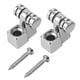 thumbnail image 1 of Toystoory 2 uds retenedores de cuerdas de rodillos de guitarra guías de cuerdas de guitarra eléctrica Musical Accesorios para instrumentos musicales plata Toystoory OD000269-01B, 1 of 6