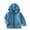 Sky Blue, variant on Liyamei Boys And Toddlers' Polar Fleece Full Zip Hooded Jacket Girls Down Coat Size 3-4 Years