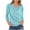 Light Blue, variant on Long Sleeve Shirts for Women Cowl Neck Casual Dressy Blouses Women Loose Tunic Tops Wear Leggings