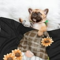 thumbnail image 3 of Pofeuu Sunflower Gnomes 4 Print Puppy Blanket,Dog Blankets,Pet Blanket Cozy Cat Blankets for Indoor Cats, Fuzzy Pet Blanket for Kitten Doggy Dog Blankets-Large, 3 of 8