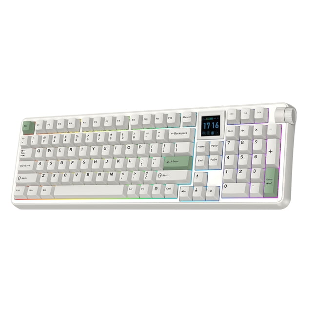 Teclado EPOMAKER RT100 PRO inalámbrico RGB hot swap 5000 mAh