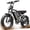 48V-16AH-Black, variant on 20" Fat Tire Electric Bike for Adults, 1000W Peak 31MPH Adults Ebike, 48V 16Ah Battery Electric Mountain Bicycle,All-Terrain E-Bicycle with LED Display UL2849