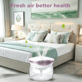 thumbnail image 5 of Air Washer Aroma Diffuser Humidifier, 7 Color Night Light Essential Oils Aroma Fresher for Home, Office, Bedroom,Purple, 5 of 8