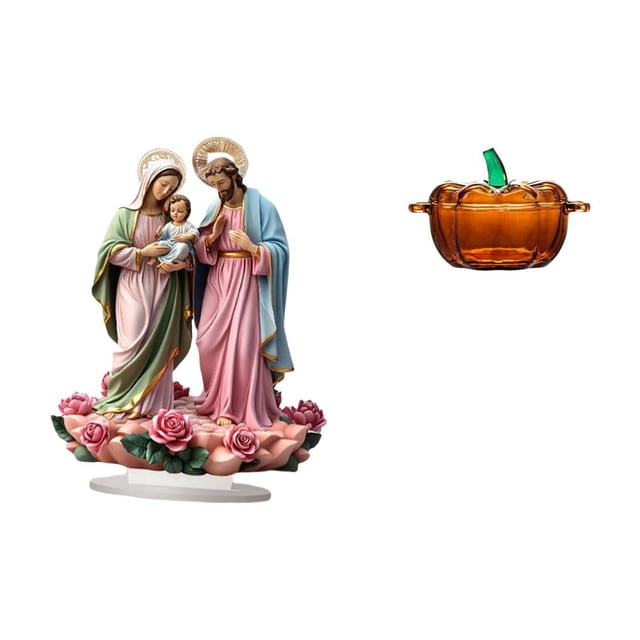 Letrero de mesa,Decoración de escritorio acrílica Rincón festivo Decoración del hogar,Plato de dulces,Plato de dulces de vidrio con tapa Tarro de dulces decorativo,Para el buffet de