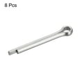 thumbnail image 3 of Uxcell Split Cotter Pin, 5x35mm 316 Stainless Steel Clip Fastener Fitting, Silver 8Pack, 3 of 5