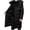 Black, variant on Men's Mid-Length Puffer Coat, Simple Style Hooded Winter Jacket, Lightweight Warm Parka Alternative, Casual Everyday Outerwear, Comfortable Long Coat for Commute, Essential