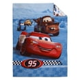 thumbnail image 3 of Disney Cars Radiator Springs 4 Piece Toddler Bedding Set, Red, Blue - Comforter, Top Sheet, Fitted Sheet, Pillowcase, Polyester, 3 of 9