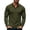 Army Green tops for men #9, variant on SeCaotees Men Long Sleeve Henley Polo Shirts Button Placket Striped Cuff Detail Muscle Fit Soft Knit For Leisure And Weekend Outing Tops Army Green,L