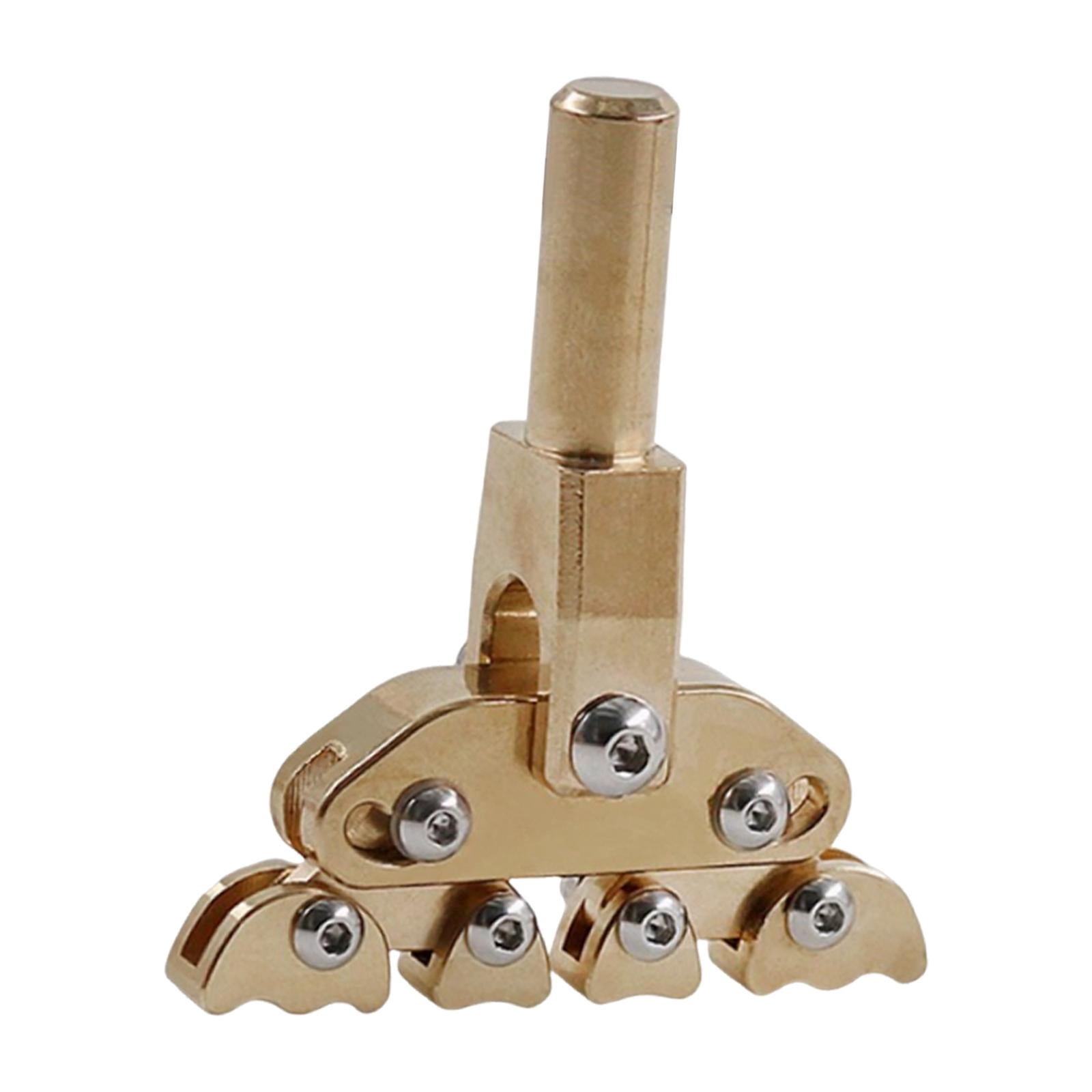 Radius Adaptive Guitar Fret Press Sturdy Brass Tool with 9.5mm Shank for Curved Fingerboards DIY Guitar Repair