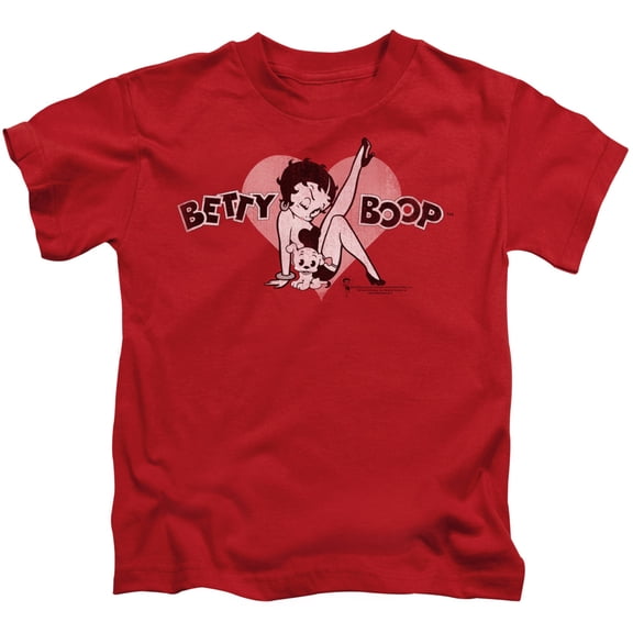 Betty Boop - Vintage Cutie Pup - Juvenile Short Sleeve Shirt - 5/6