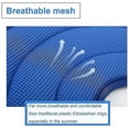 thumbnail image 4 of Col en Maille Respirant Bleu Souple Confortable Réglable E-Coller Plus Rapide Guérison Animal Cône de Récupération, 4 of 5