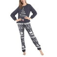 thumbnail image 1 of Christmas Family Matching Pajamas Pjs Set Xmas Tree Print Nightwear Sleepwear Pyjamas, 1 of 5