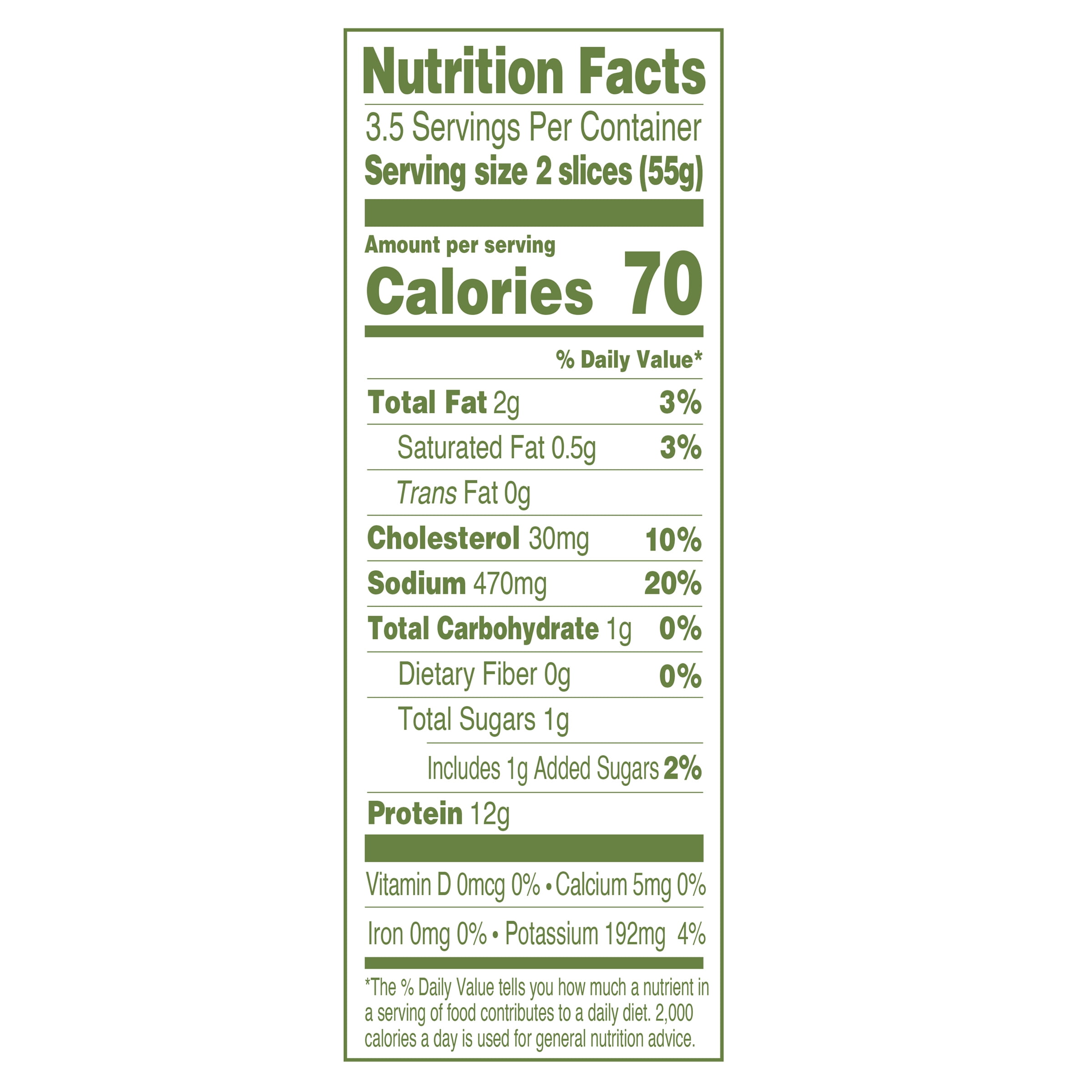 Applegate Naturals, Black Forest Uncured Ham, 70 Cal, 12g Protein, 7 oz Bag (Refrigerated)