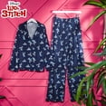 thumbnail image 2 of Pijamas para Niñas Disney Stitch 2 Piezas Manga Larga Transpirable Azul Marino, 2 of 5