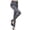 Gray, variant on VNKIDY Womens Solid Color High Waist Button Fly Denim Leggings Slim Fit Stretch Casual Trousers For Daily Streetwear Wear Black L