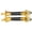 Gold, variant on lanema Car Front Lip Support Rods For Enhances Stability And Handling Performances Lightweight Aluminum Alloy Easy Installation