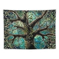 thumbnail image 5 of Chilfamy  Life Tree Tapestry Wall Hanging - Bohemian Hippie Wishing Tree Tapestries Psychedelic Wall Carpet Mystic Aesthetic Wall Tapestry for Living Room Bedroom 50x40inch, 5 of 6