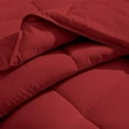 thumbnail image 3 of Crimson Red Twin Extra Long Down Alternative Comforter Set by Ivy Union, 3 of 8