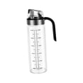 thumbnail image 4 of Dispensador de botella de aceite de vidrio, tapa automática, recargable, fácil de limpiar, botella de aceite de oliva con mango para mezcla de aceite L, 4 of 8