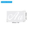 thumbnail image 2 of Unique Bargains Letter Stencils Number Stencils, 45 Pack Reusable Alphabet Templates Numbers Stencil Set Style 8, White, 2 of 6